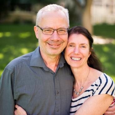 Phot of Cathy Wield with her husband, Phil